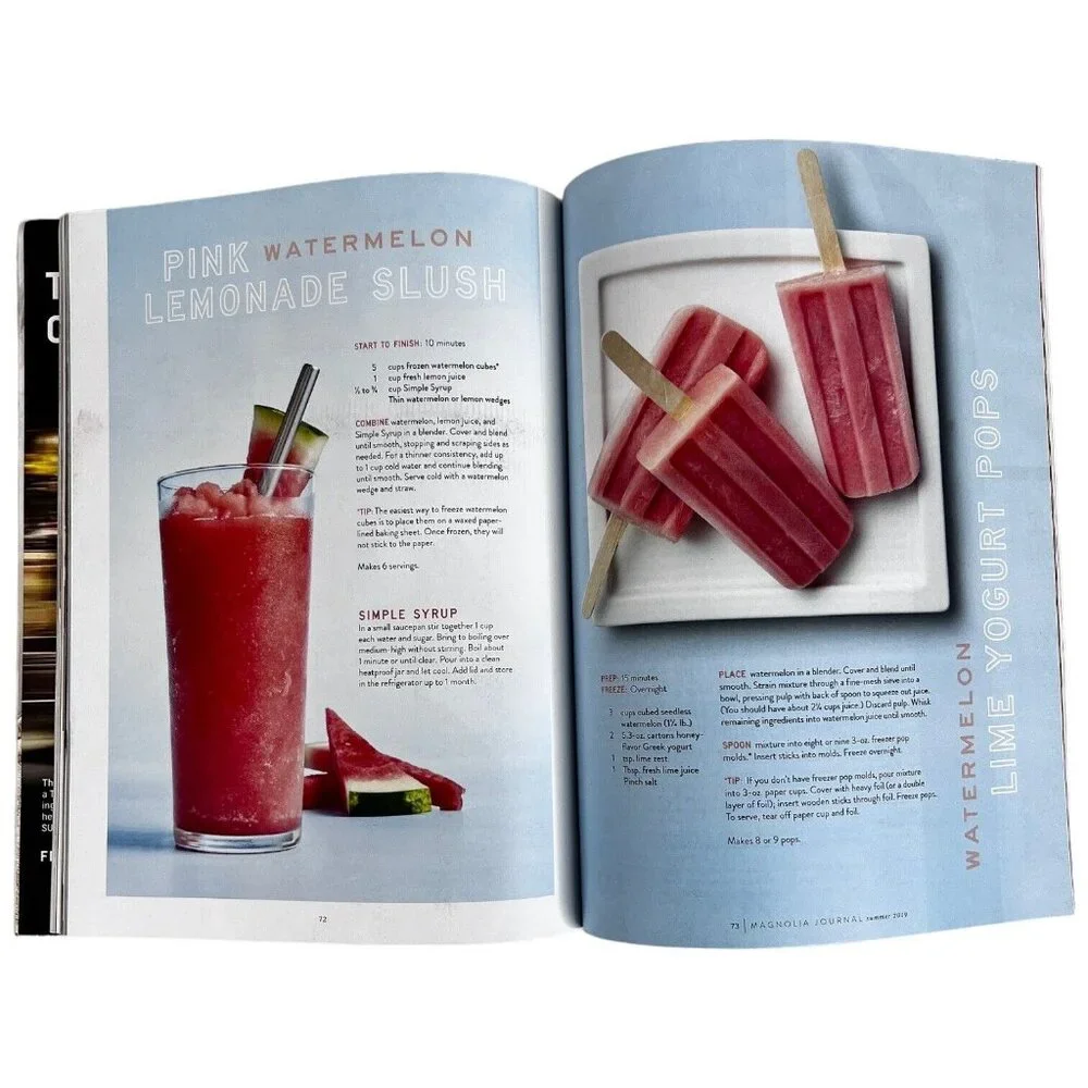 2019 The Magnolia Journal Magazine Summer Fall‎ Winter Back Issues 11 12 13